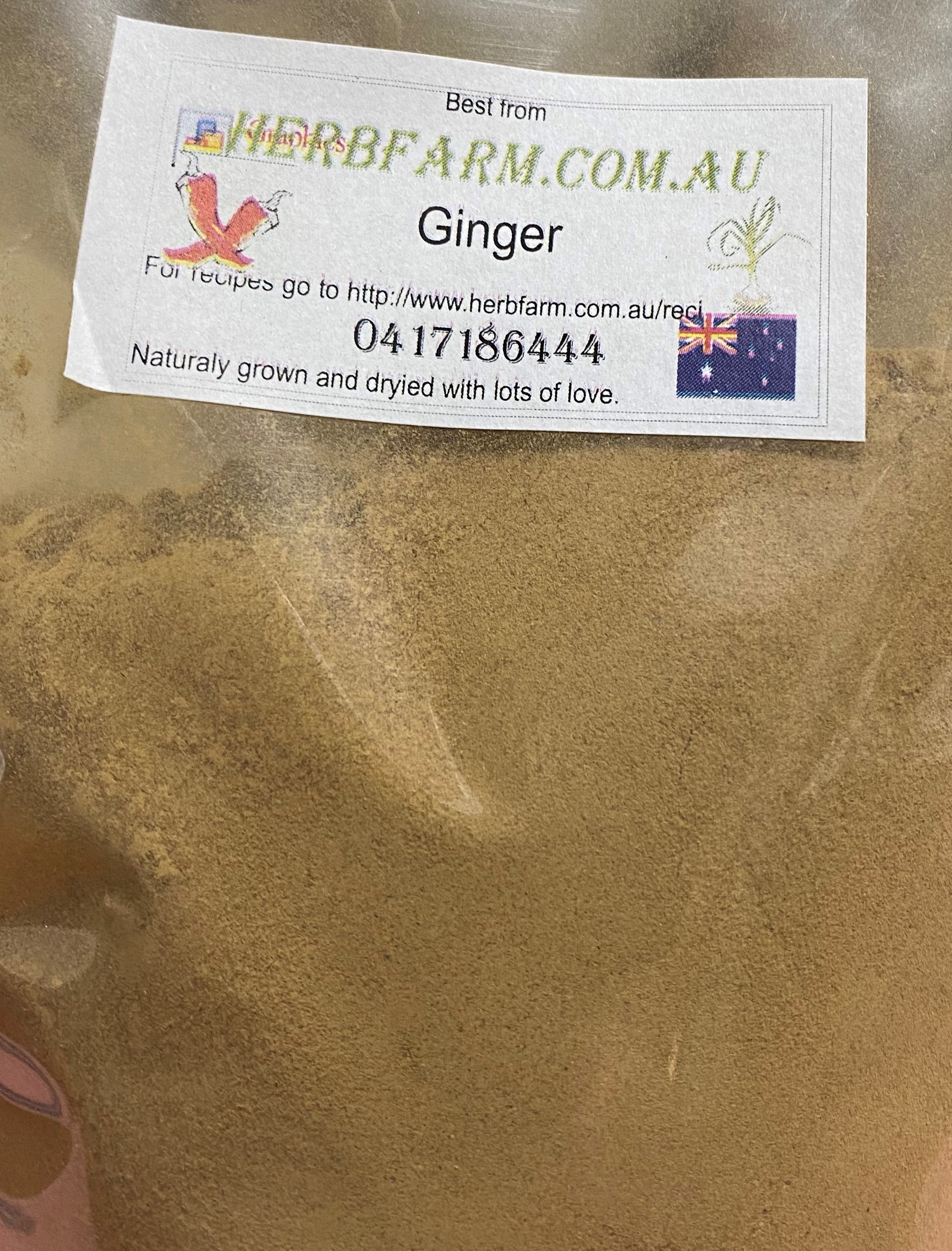(image for) Ginger powdered (Zingiber officinale)